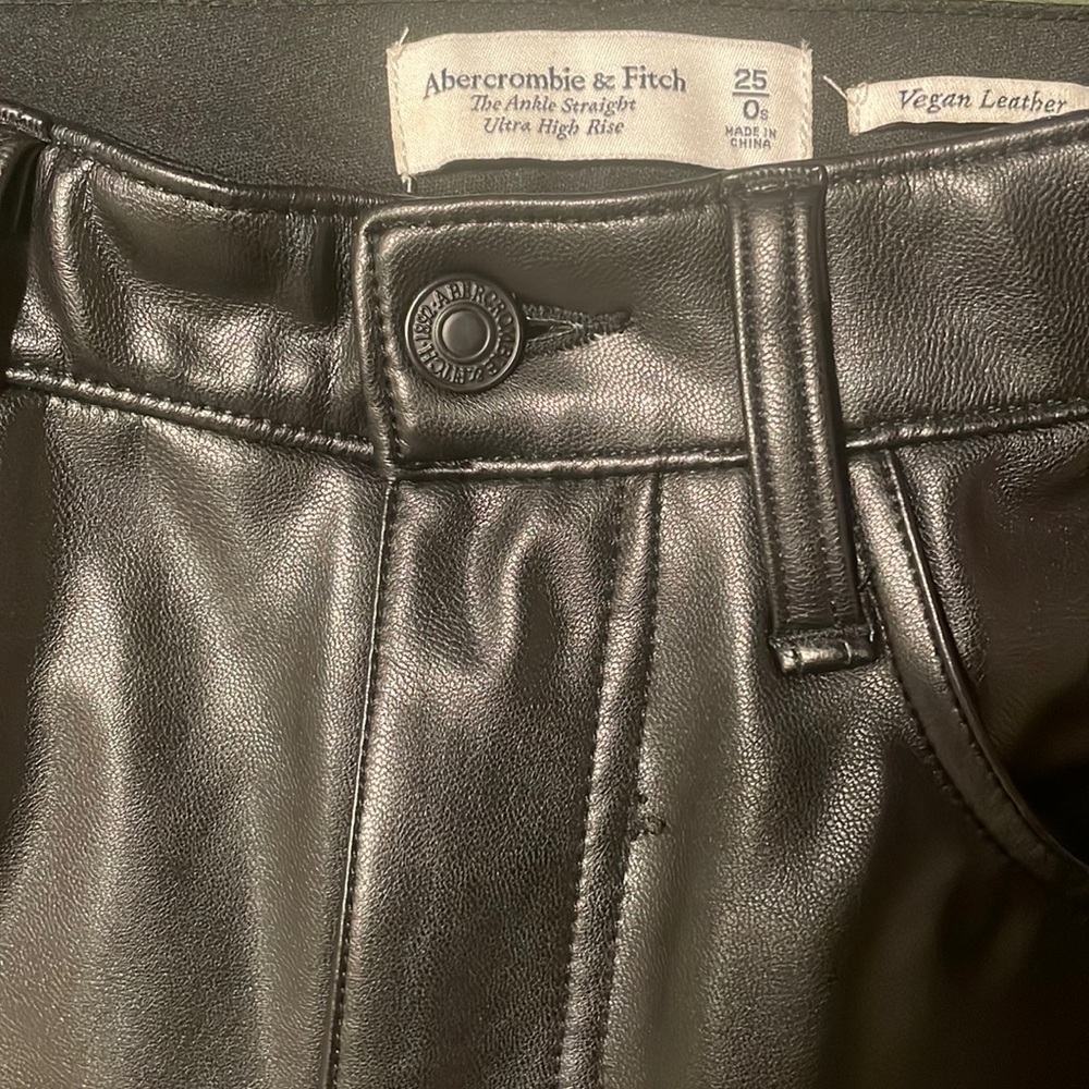 Abercrombie vegan leather pants